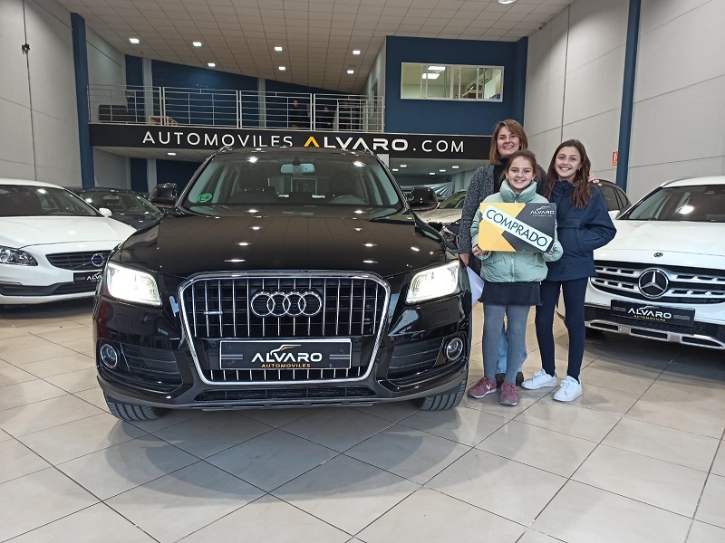 ÁLVARO ES CLIENTE MÍO Y NO ES LA PRIMERA VEZ QUE LE COMPRO UN COCHE,  ESTE AUDI Q5 ES EL MEJOR QUE HE COMPRADO HASTA AHORA... PROMETO VOLVER. MUCHAS GRACIAS POR TODO, UN ABRAZO